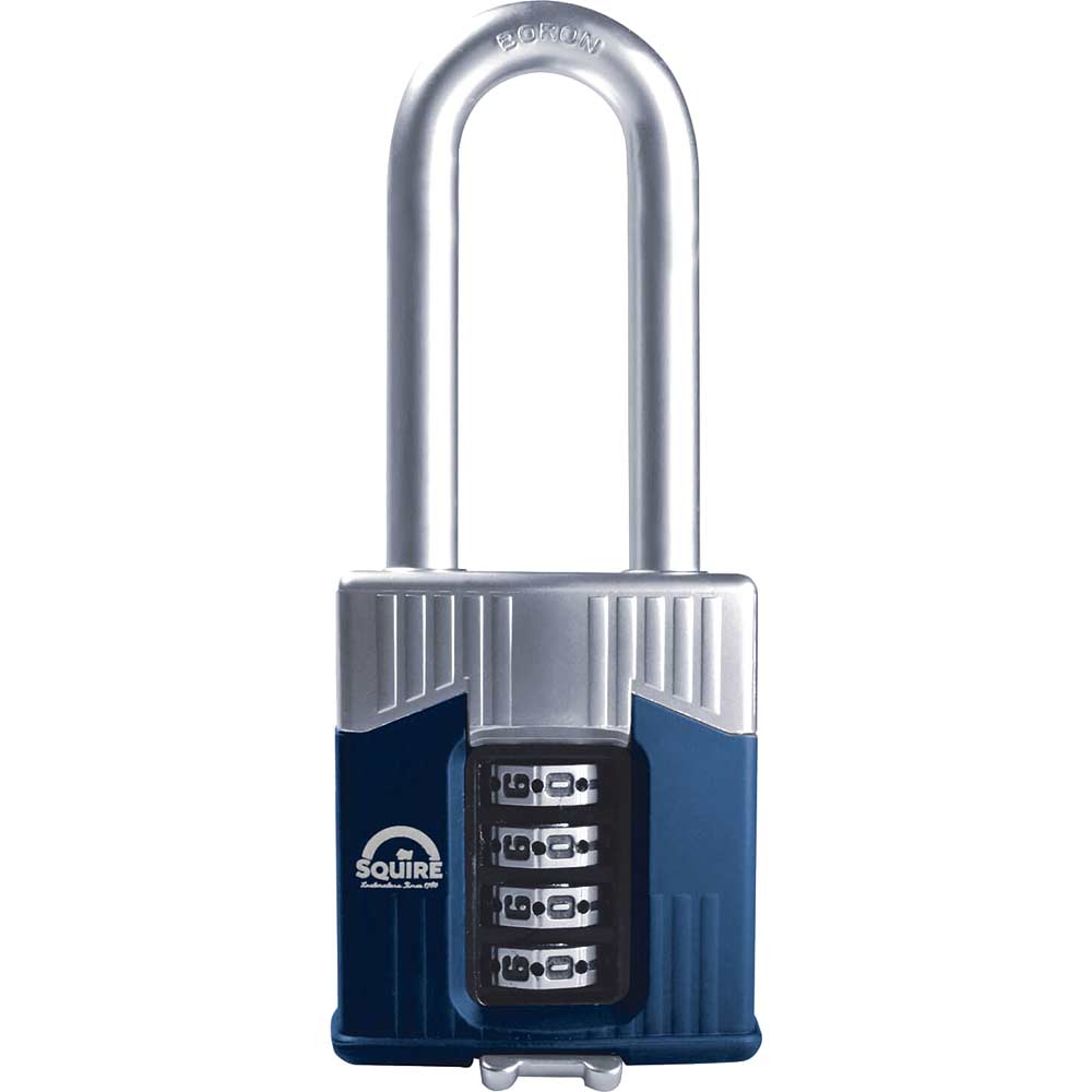 Photo of Henry Squire Warrior High-security Shackle Combination Padlock 55mm Long