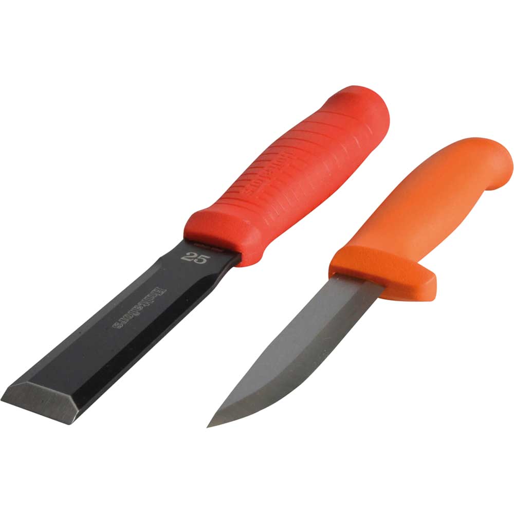 Hultafors Chisel and Craftsmans Knife Set with Holster Chisel Sets