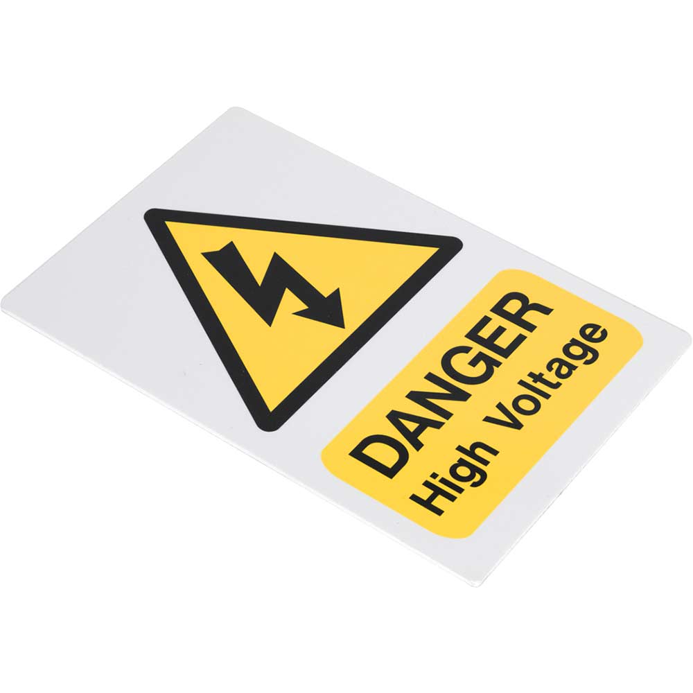 Sealey High Voltage Warning Sign Price Comparisons | Compare The Build