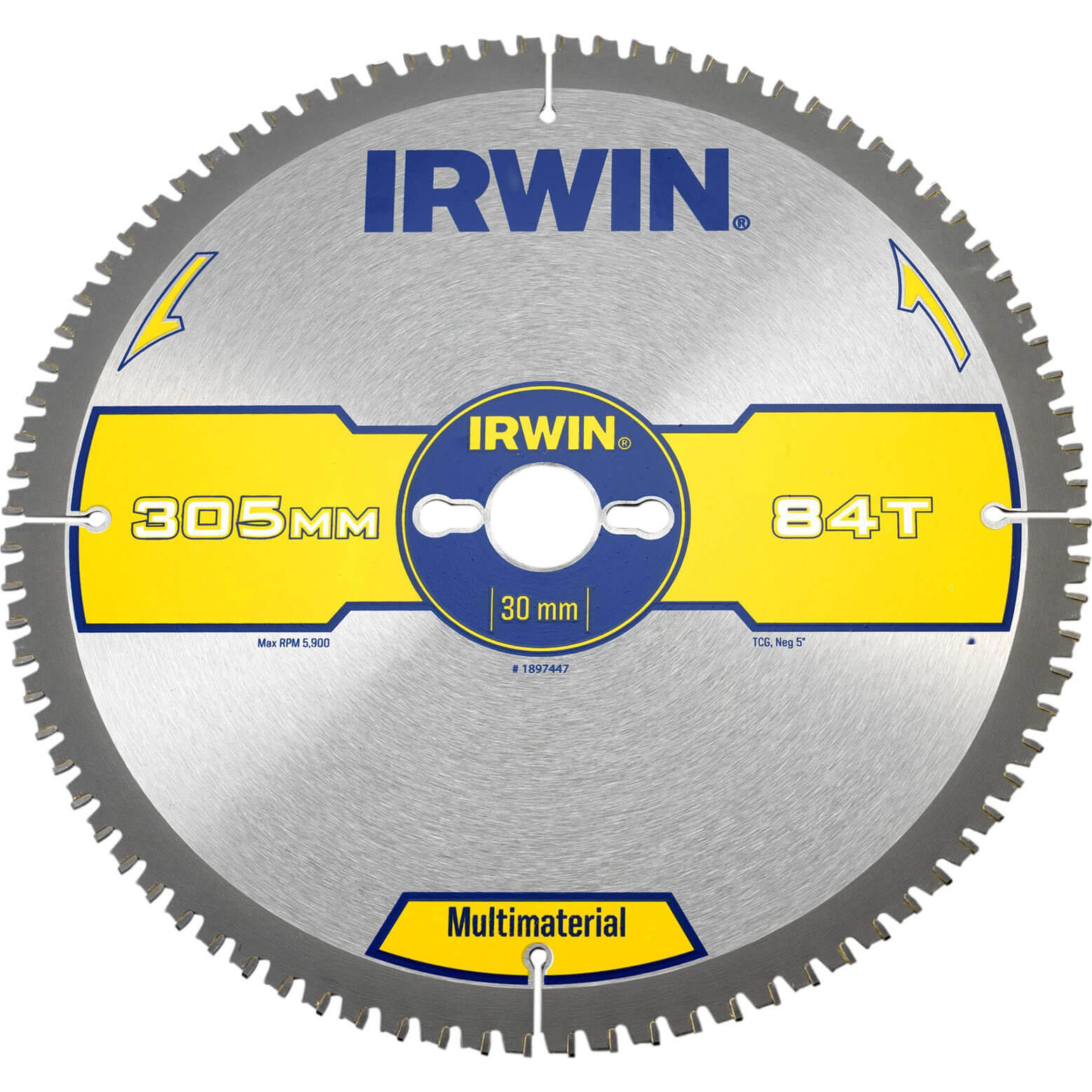 Photo of Irwin Multi Material Circular Saw Blade 305mm 84t 30mm