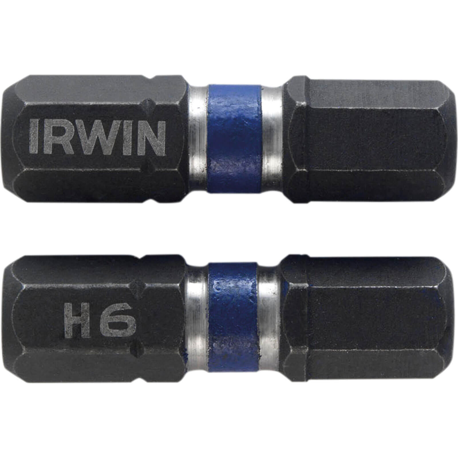 Photo of Irwin Impact Hexagon Screwdriver Bit 6mm 25mm Pack Of 2