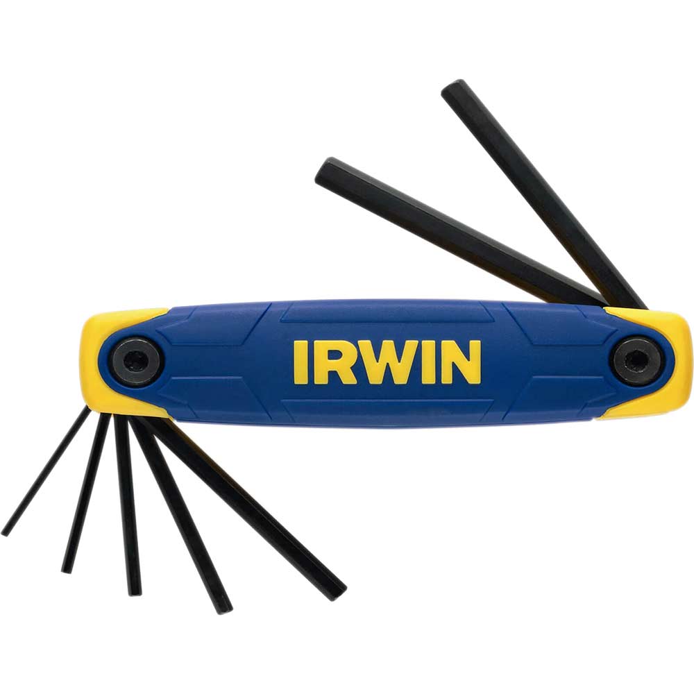 Photo of Irwin 7 Piece Folding Hexagon Allen Key Set Metric