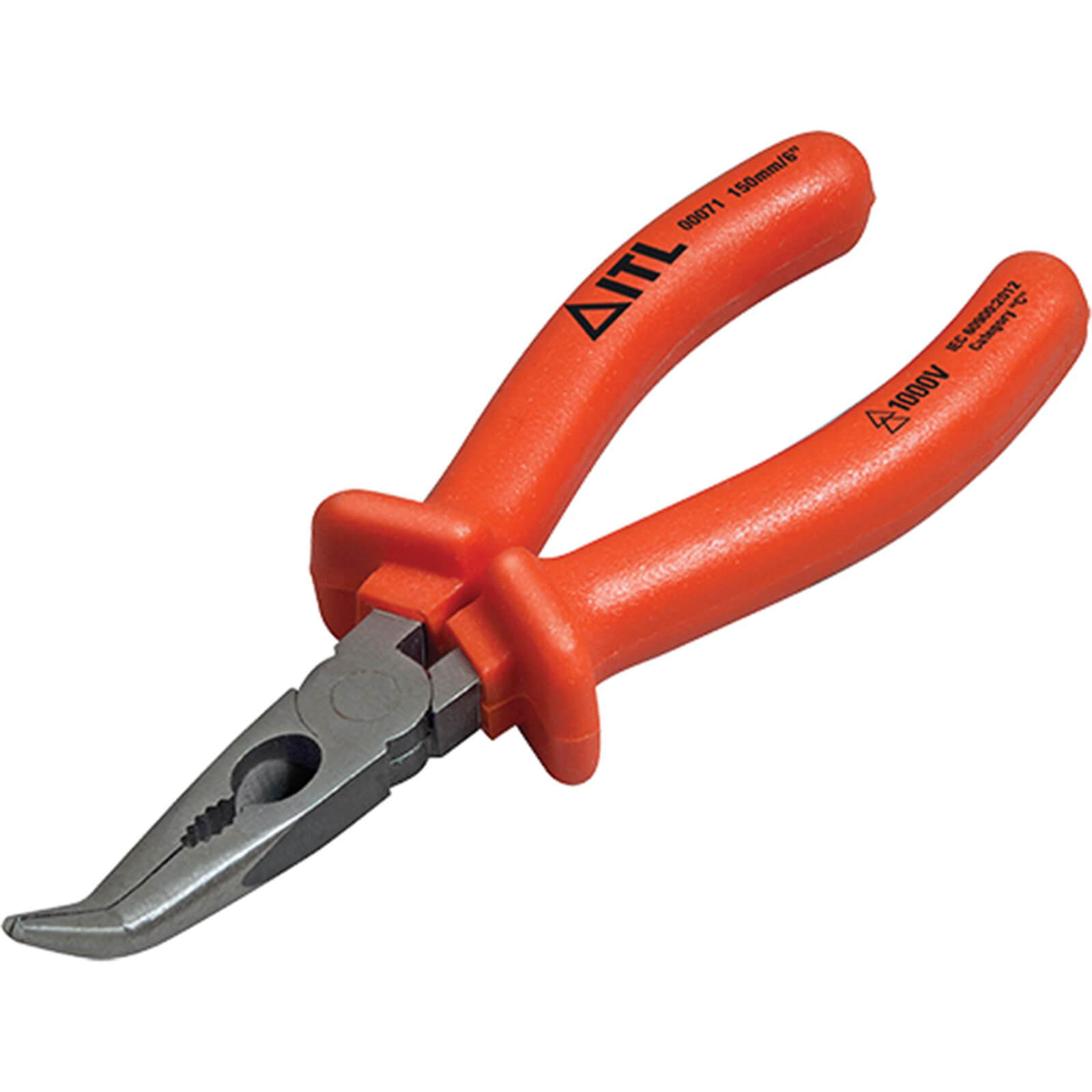 Image of ITL Insulated Bent Nose Pliers 150mm