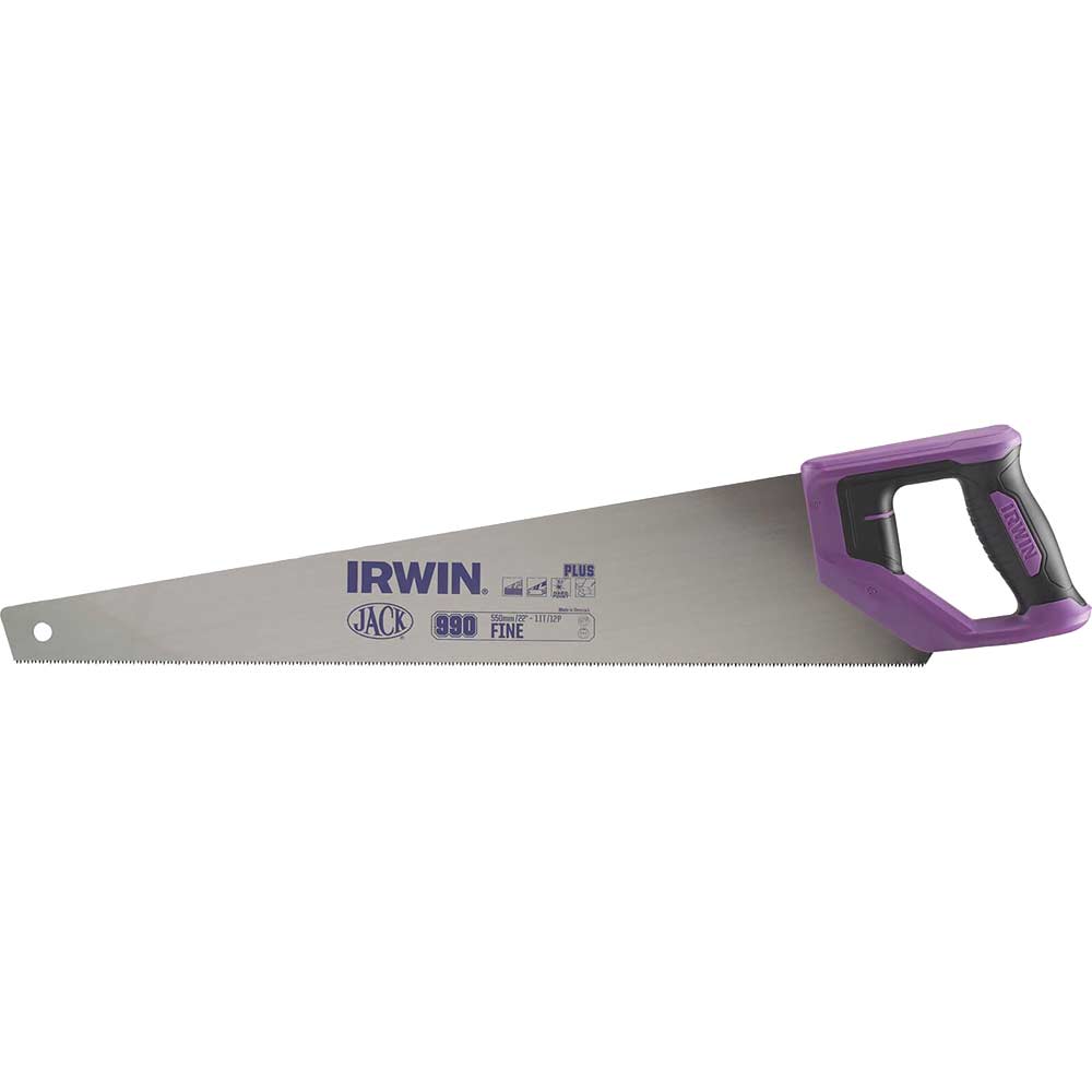 Image of Jack Fine Cut Soft Grip Hand Saw 22" / 550mm 9tpi