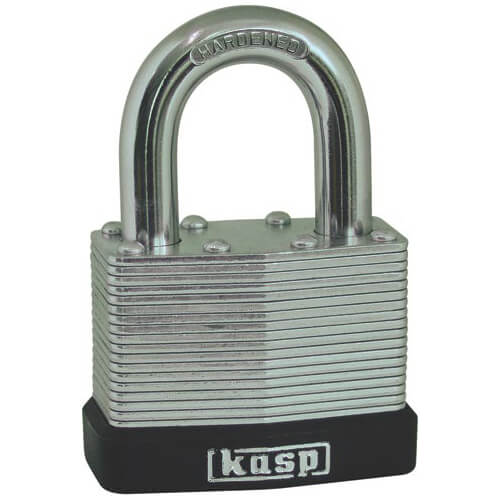 Click to view product details and reviews for Kasp 130 Series Laminated Steel Padlock 30mm Standard.