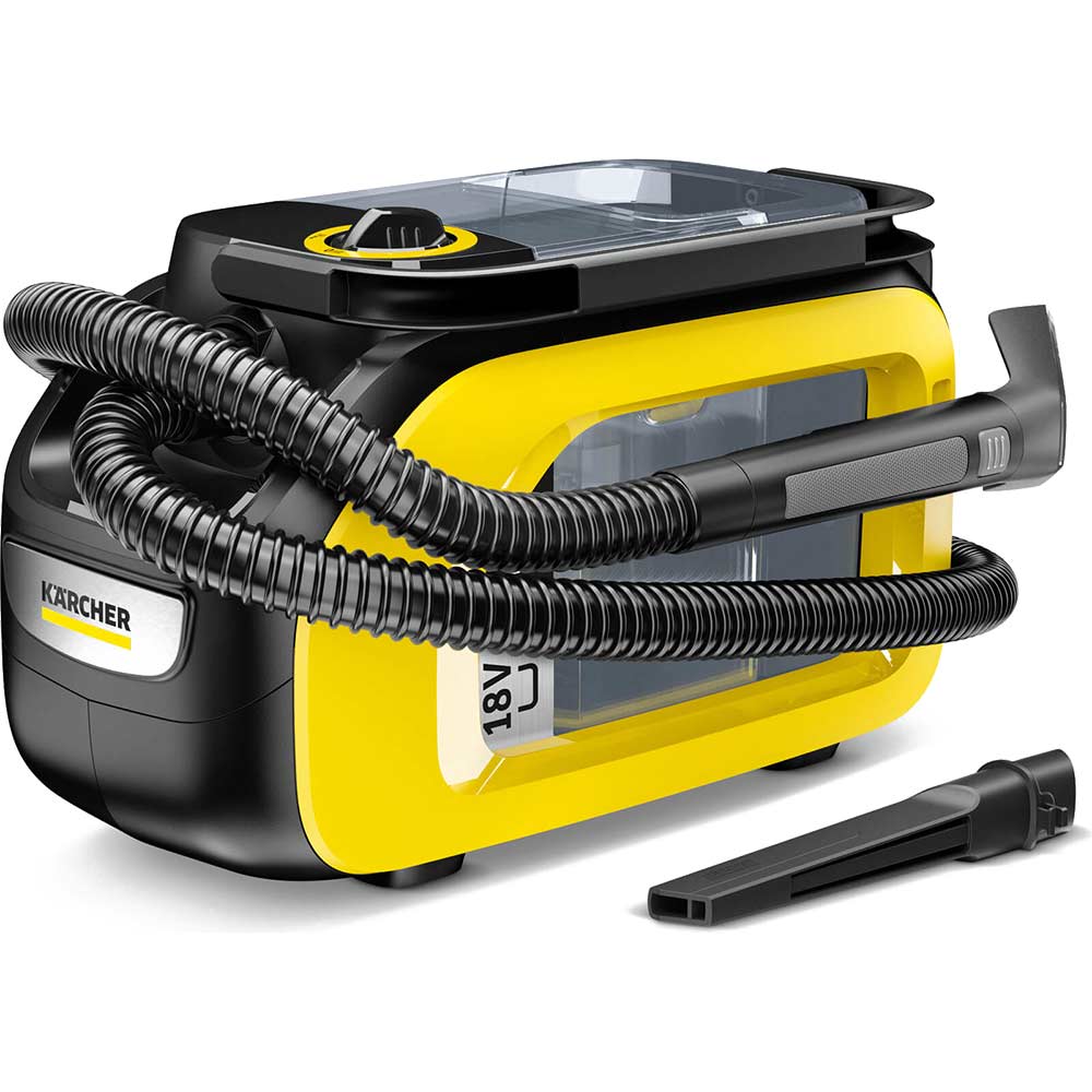 Karcher SE 3 -18 18v Cordless Carpet and Upholstery Spot Cleaner ...