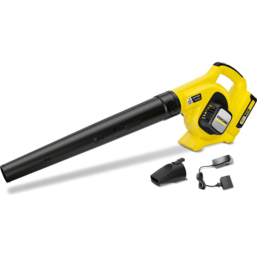 Karcher LBL 2 18v Cordless Garden Leaf Blower 1 x 2.5ah Li-ion Charger