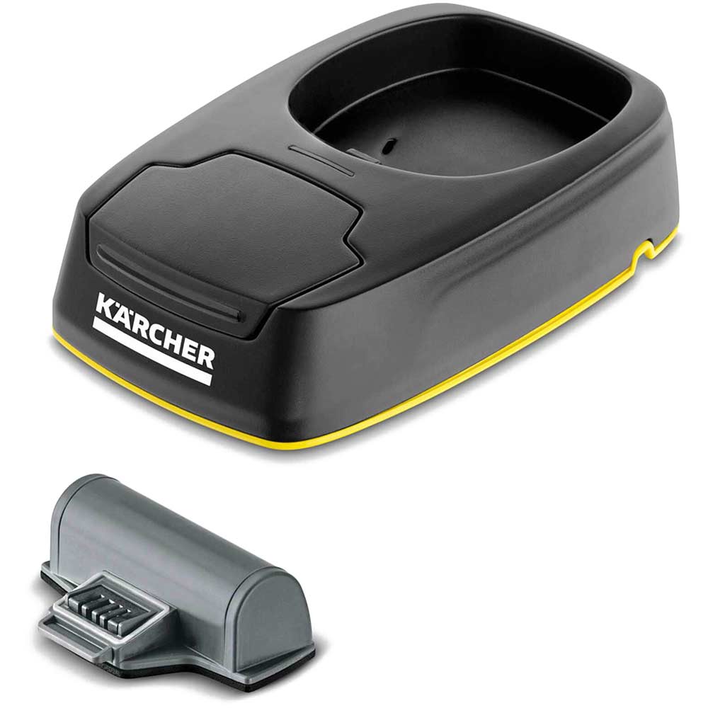 Karcher Genuine WV 5 Charging Station and Replaceable Battery