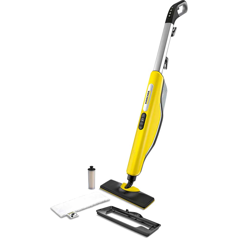 Kärcher SC3UprightEasyFix Steam Mop with up to Minutes Run Time - Yellow