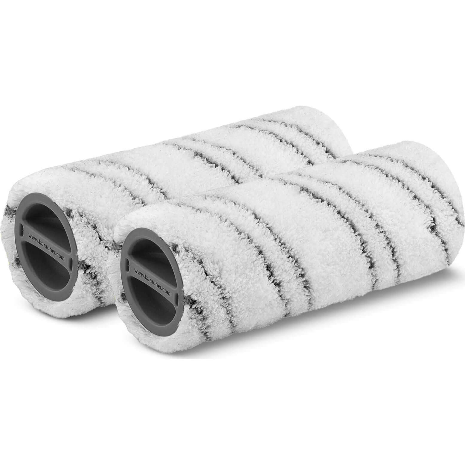 Image of Karcher Lint Free Rollers for FC 5 Floor Cleaners Grey Pack of 2