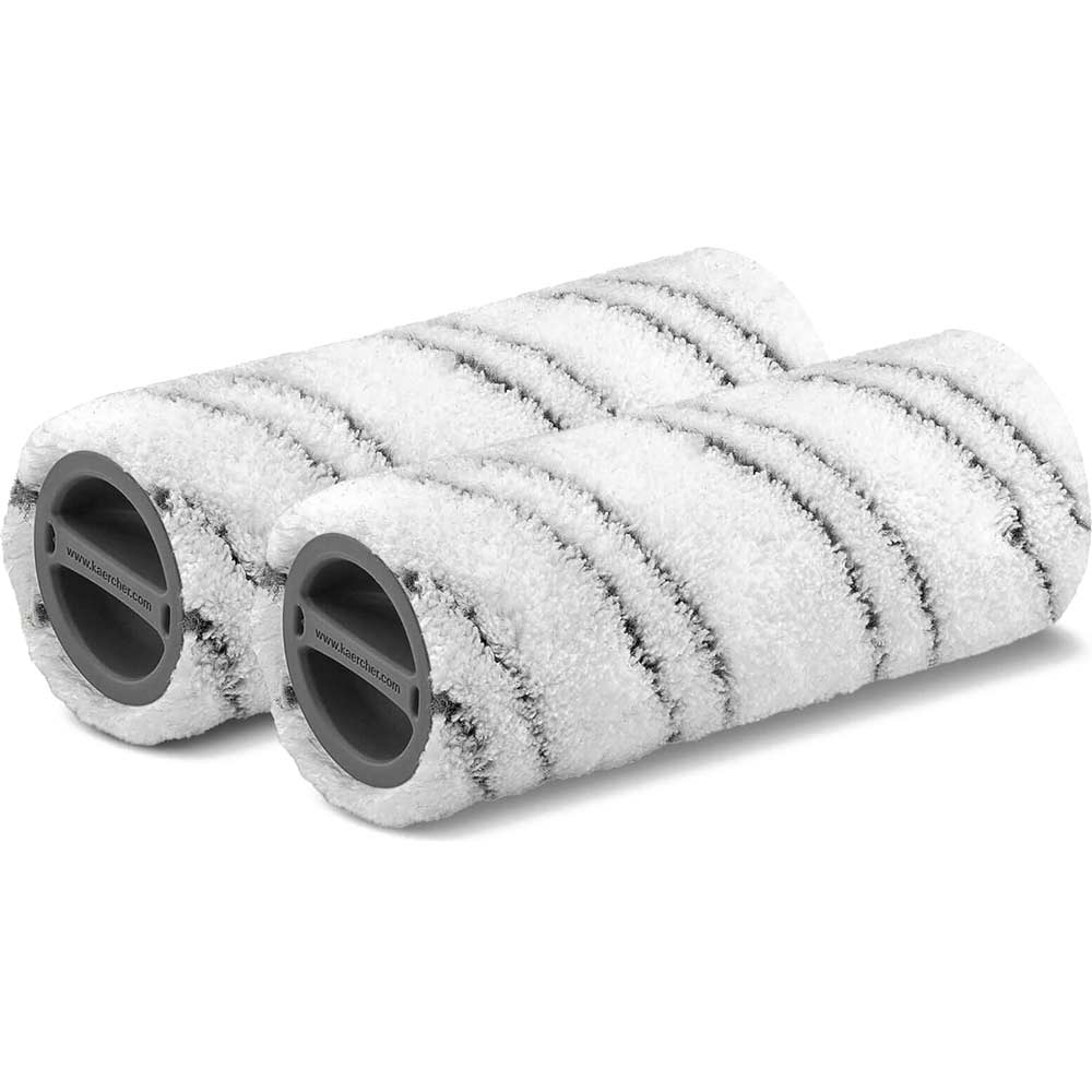 Image of Karcher Lint Free Rollers for FC 5 Floor Cleaners Grey Pack of 2