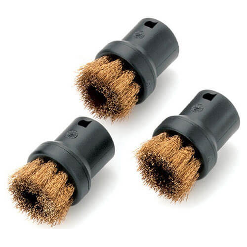 Photo of Karcher Round Brushes With Brass Bristles For Sc Steam Cleaners Pack Of 3