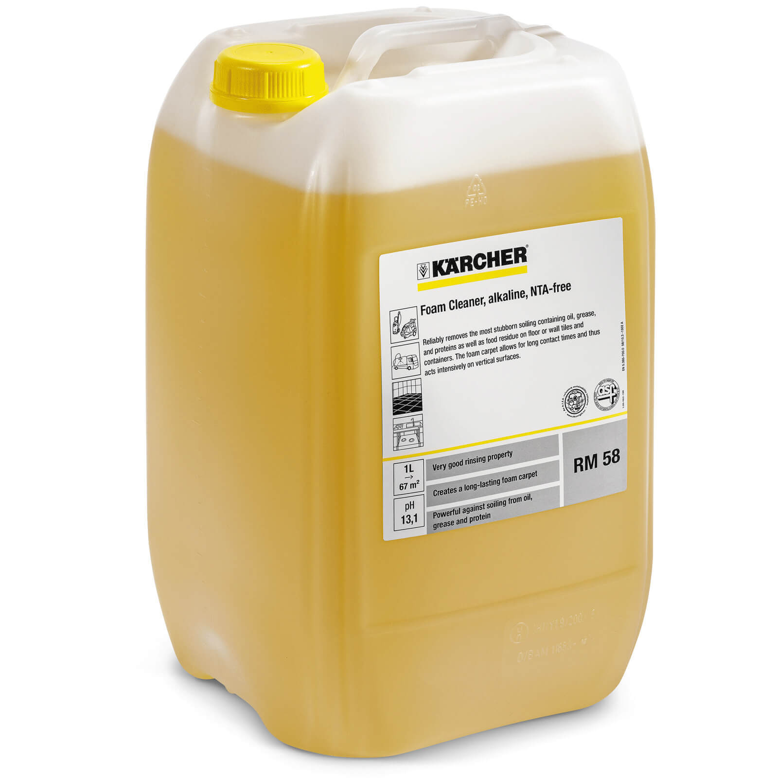 Photo of Karcher Alkaline Rm 58 Pressurepro Foam Cleaner Detergent 20l