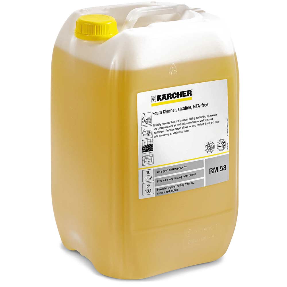 Karcher Alkaline RM 58 PressurePro Foam Cleaner Detergent 20l