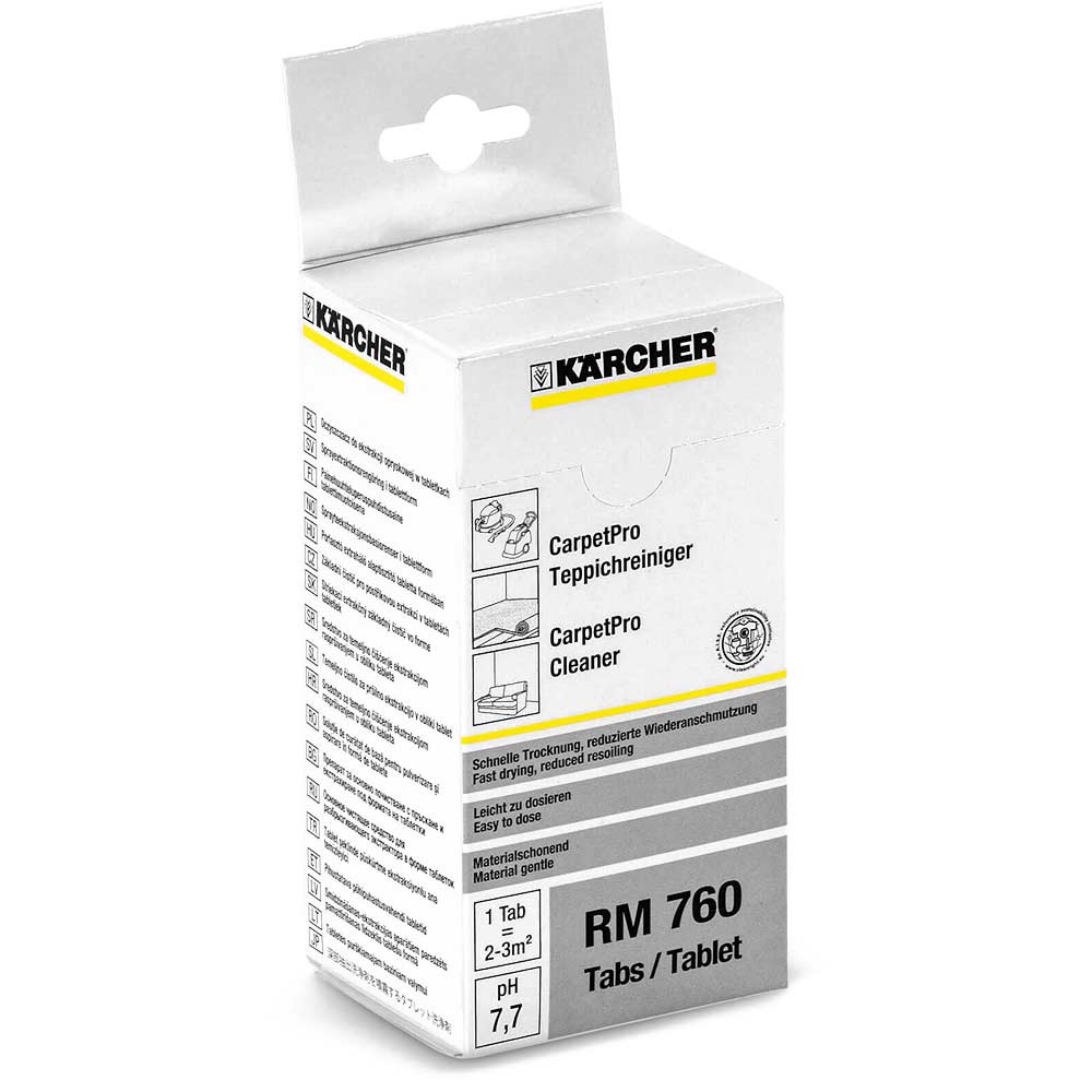 Image of Karcher RM 760 Pro Carpet Cleaner Tablets Pack of 16