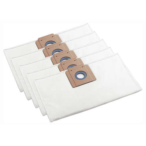 Image of Karcher M Class Fleece Filter Dust Bags for NT 35/1, 361 and 45/1 Vacuum Cleaners Pack of 5