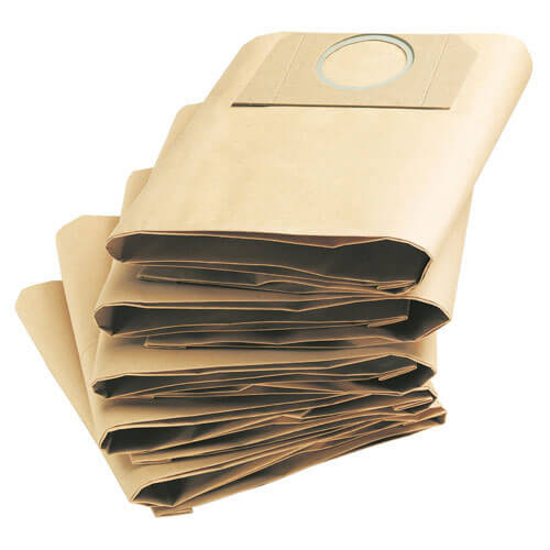 Image of Karcher Paper Filter Dust Bags for MV and WD 3 Vacuum Cleaners Pack of 5