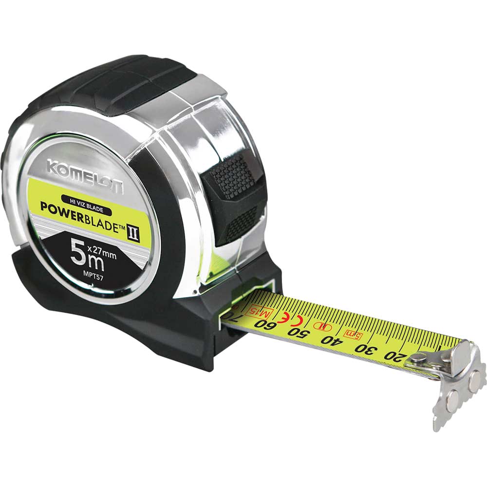 Image of Komelon Powerblade Tape Measure Metric 5m 27mm