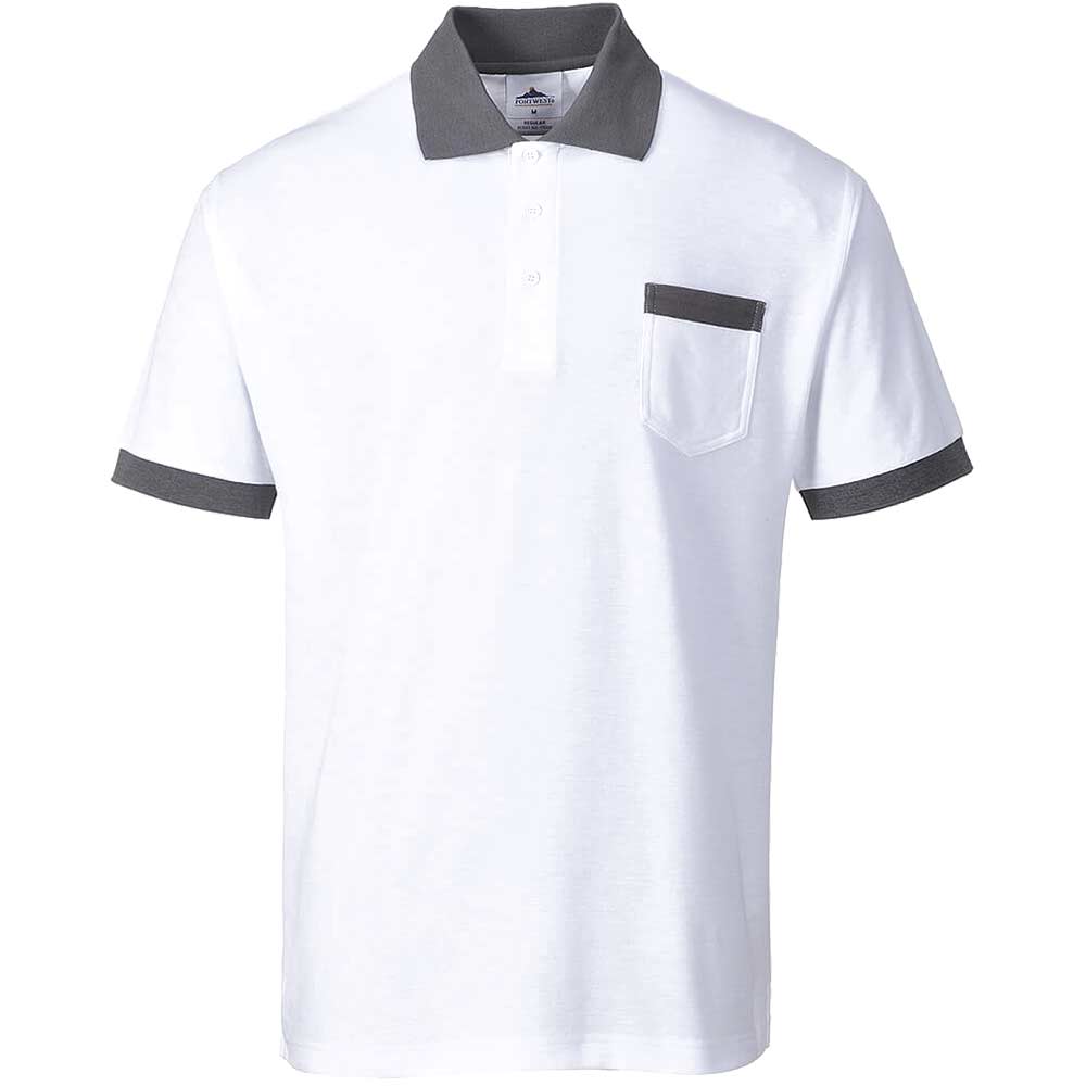Image of Portwest KS51 Painters Pro Polo Shirt White L