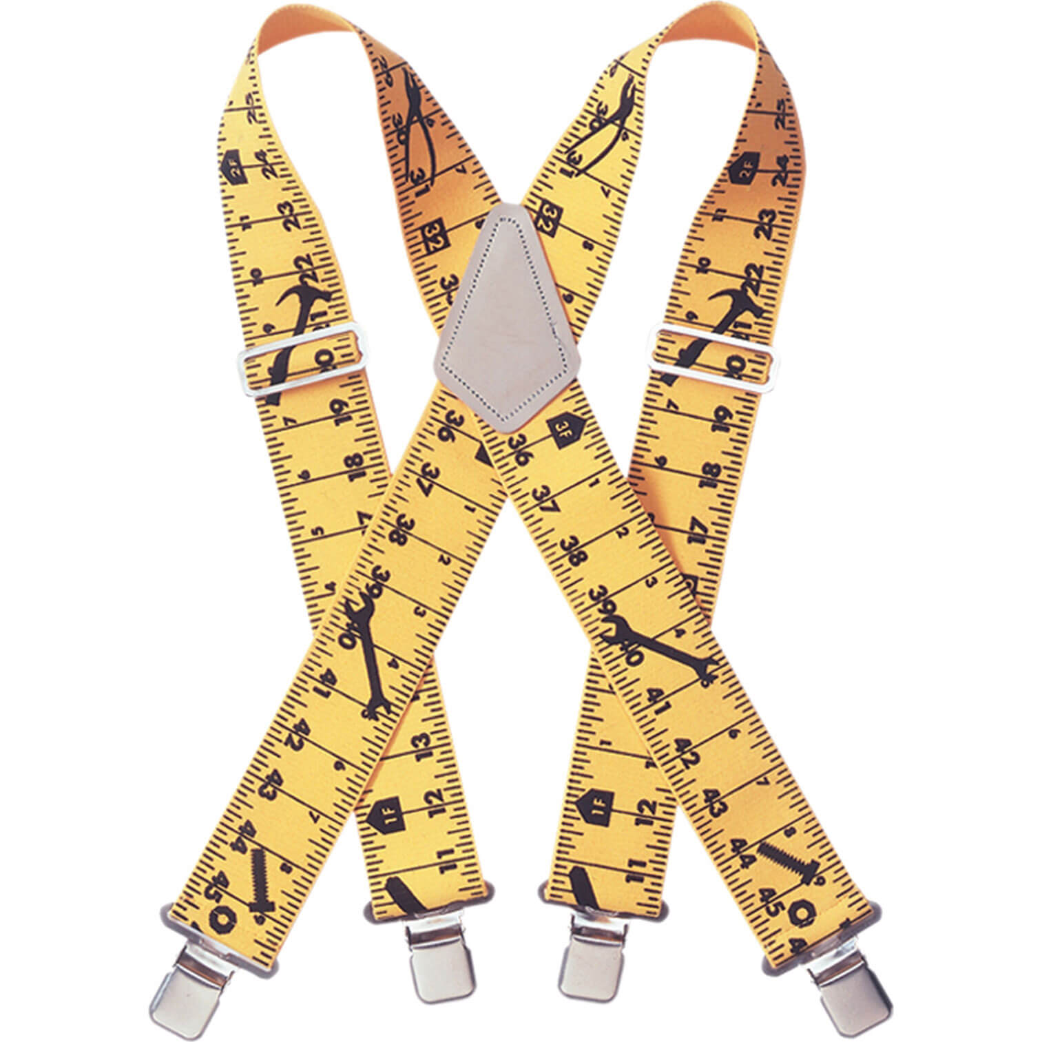 Image of Kunys Work Trousers Braces Yellow