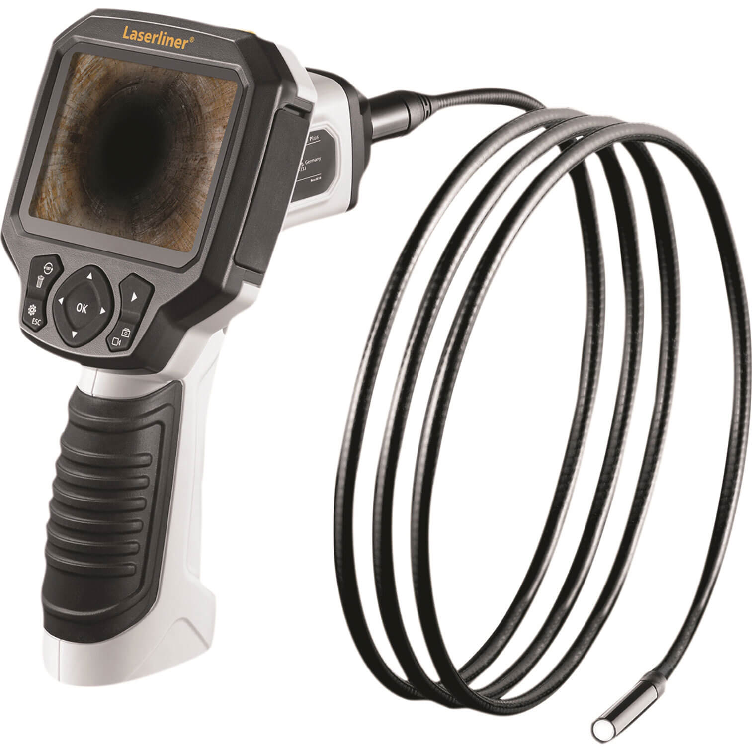 Image of LaserLiner Videoscope Plus Recordable Inspection Camera 2 Metre Long