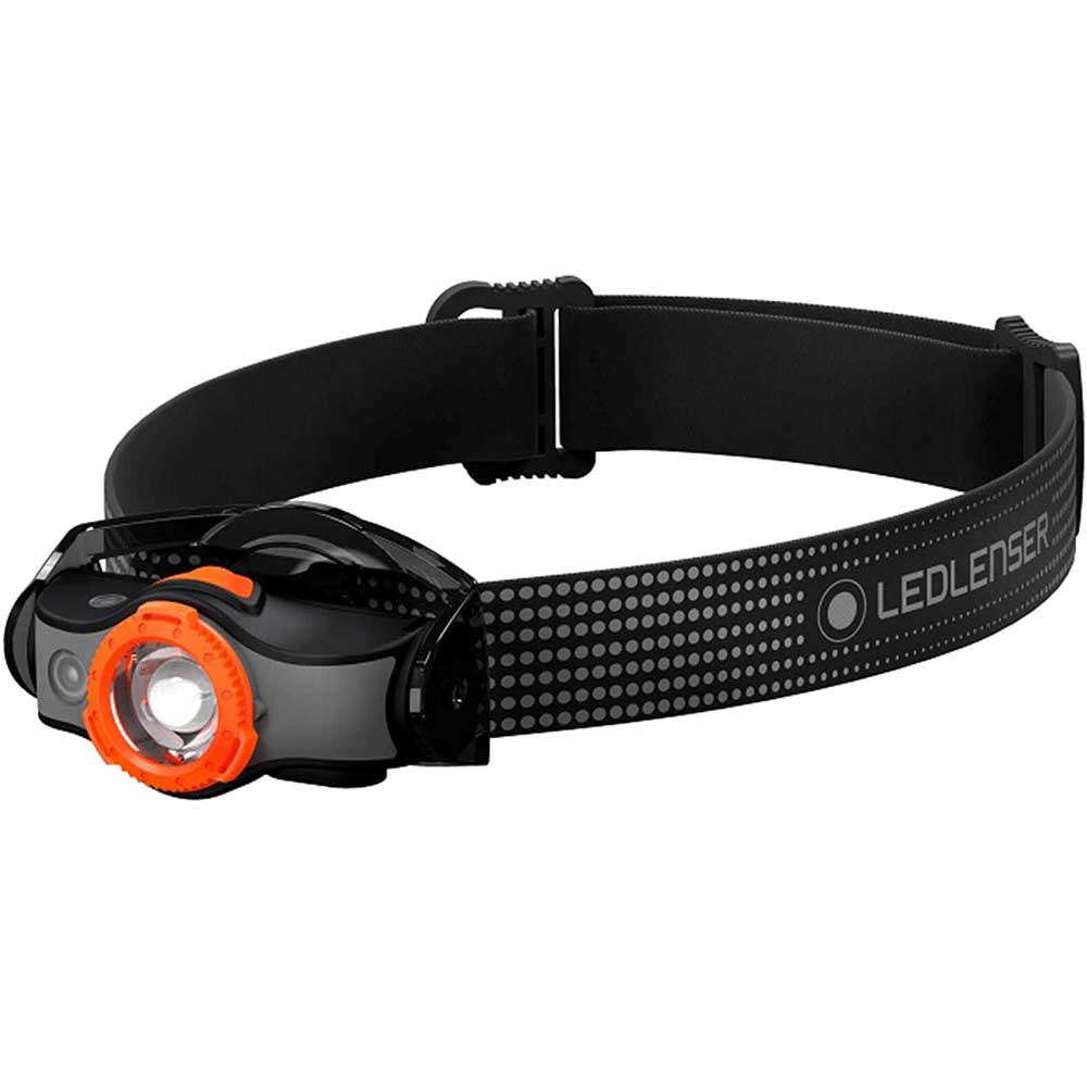 Photo of Led Lenser Mh5 Rechargeable Led Head Torch Black / Orange
