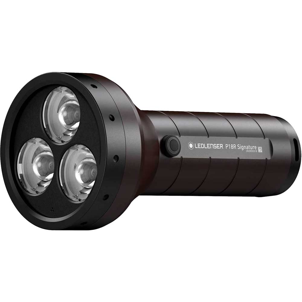 Image of LED Lenser P18R Signature Rechargeable LED Torch Black