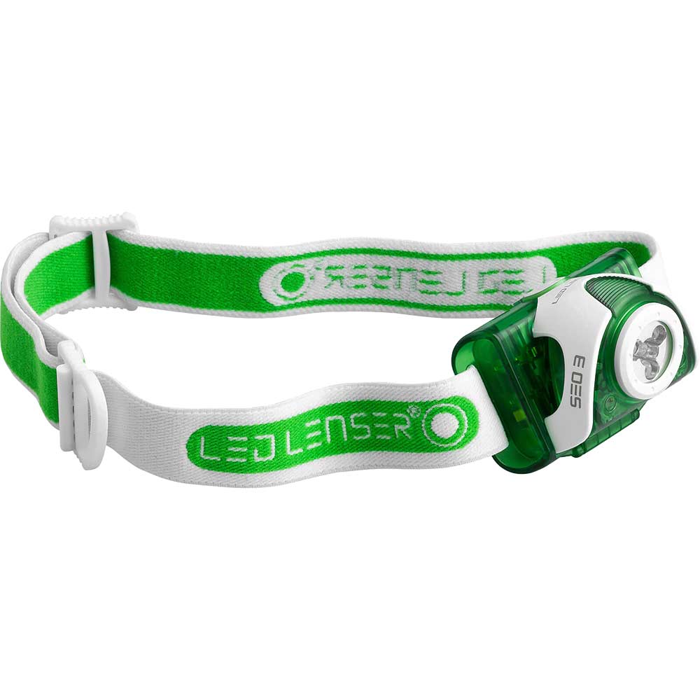 Photo of Led Lenser Seo3 Led Head Torch Green