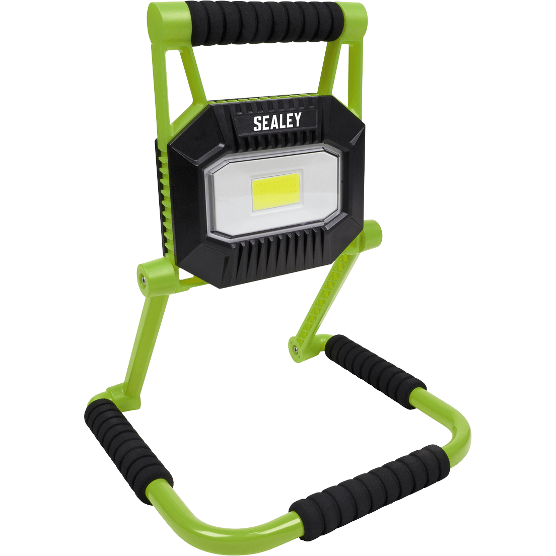 Sealey LEDFL20W COB LED Rechargeable Fold Flat Floodlight Green