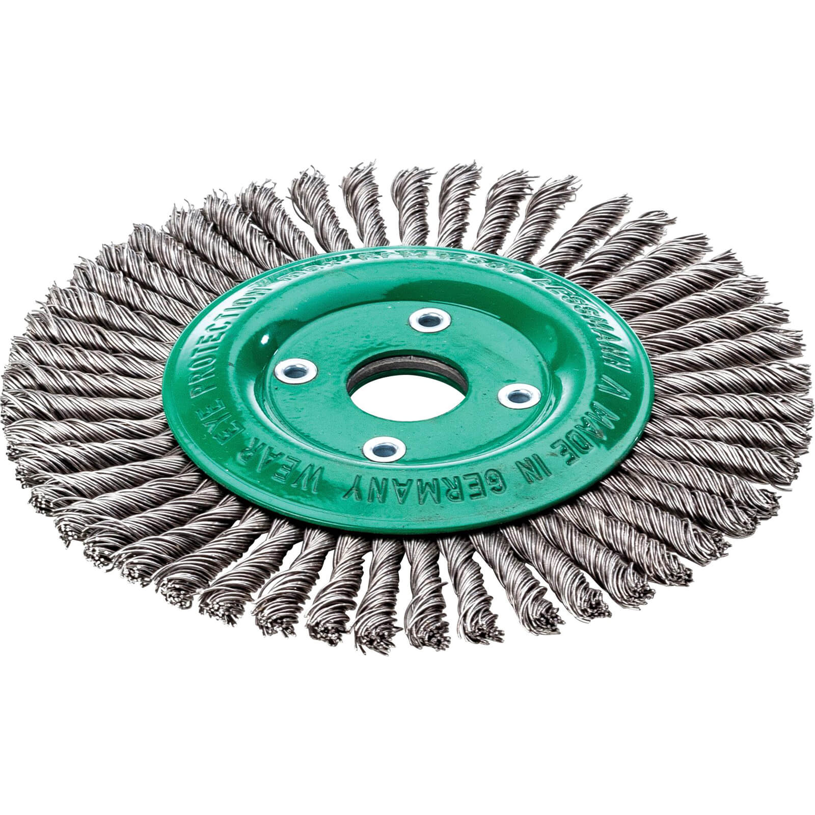 Photo of Lessmann Pipeline Stainless Steel Wire Wheel Brush 178mm 22.2mm Bore