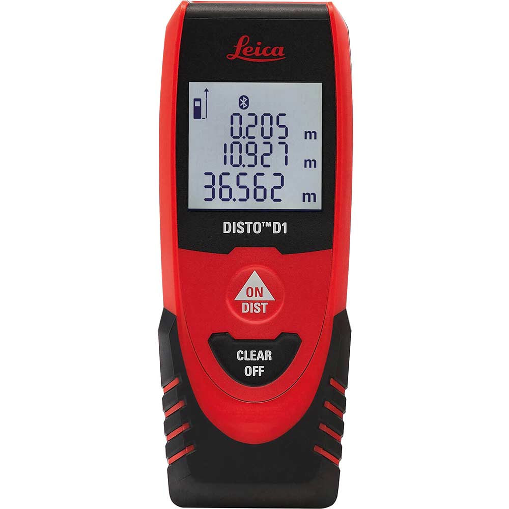 Photo of Leica Geosystems Disto D1 Bluetooth Laser Distance Measure 40m / 131ft