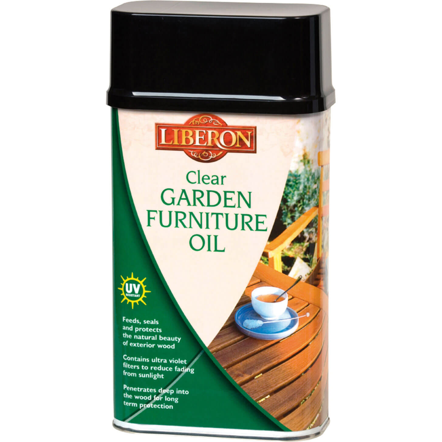 Image of Liberon Garden Furniture Oil Clear 1l