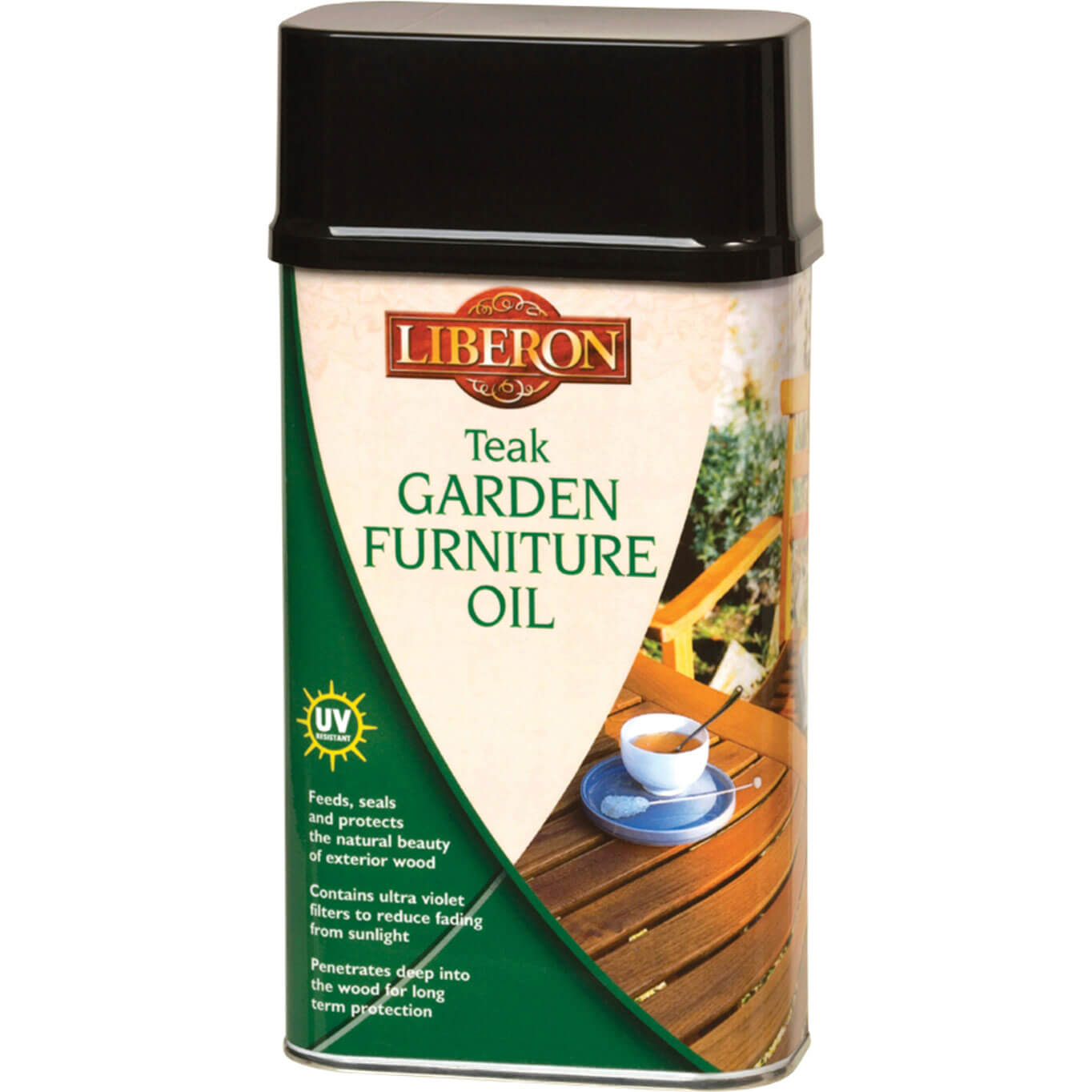 Image of Liberon Garden Furniture Oil Teak 1l