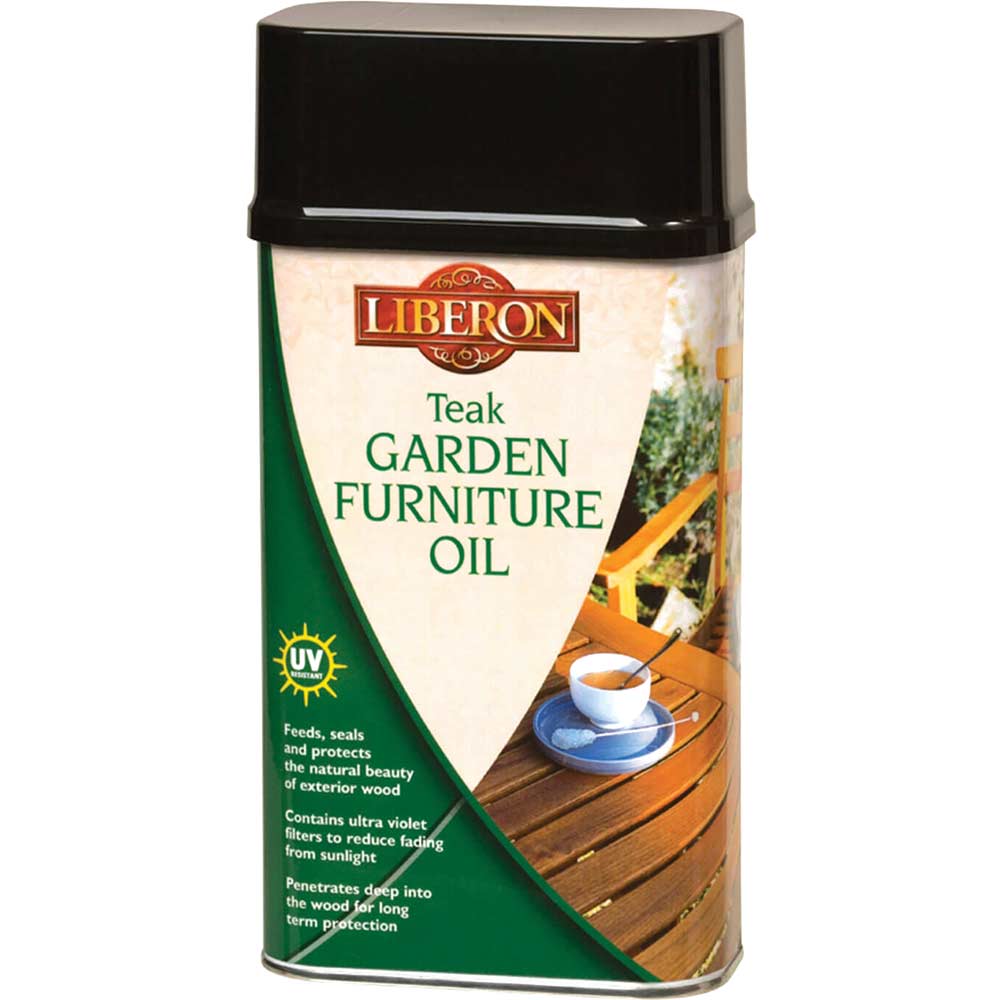 Image of Liberon Garden Furniture Oil Teak 1l