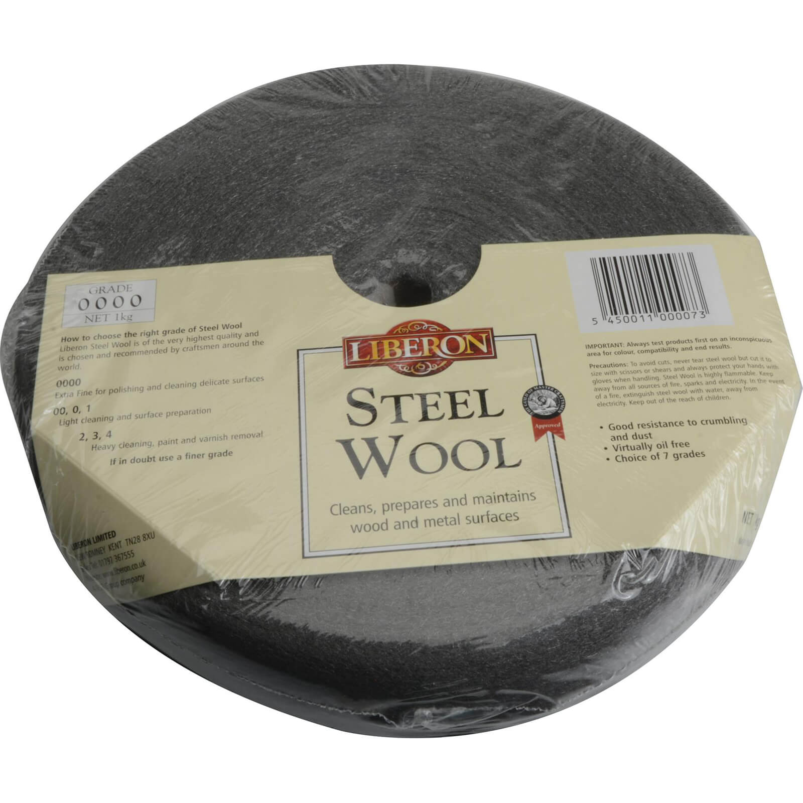 Photo of Liberon Steel Wire Wool 0000 Super Fine 1kg