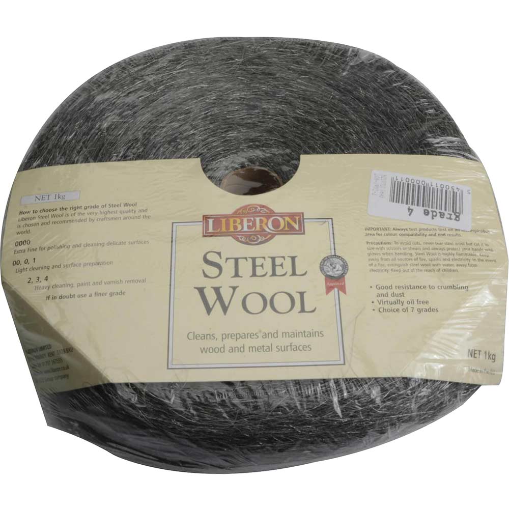 Photo of Liberon Steel Wire Wool 4 Very Coarse 1kg