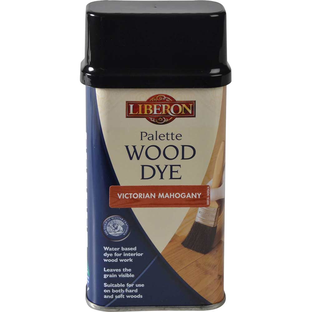 Photo of Liberon Palette Wood Dye Victorian Mahogany 250ml