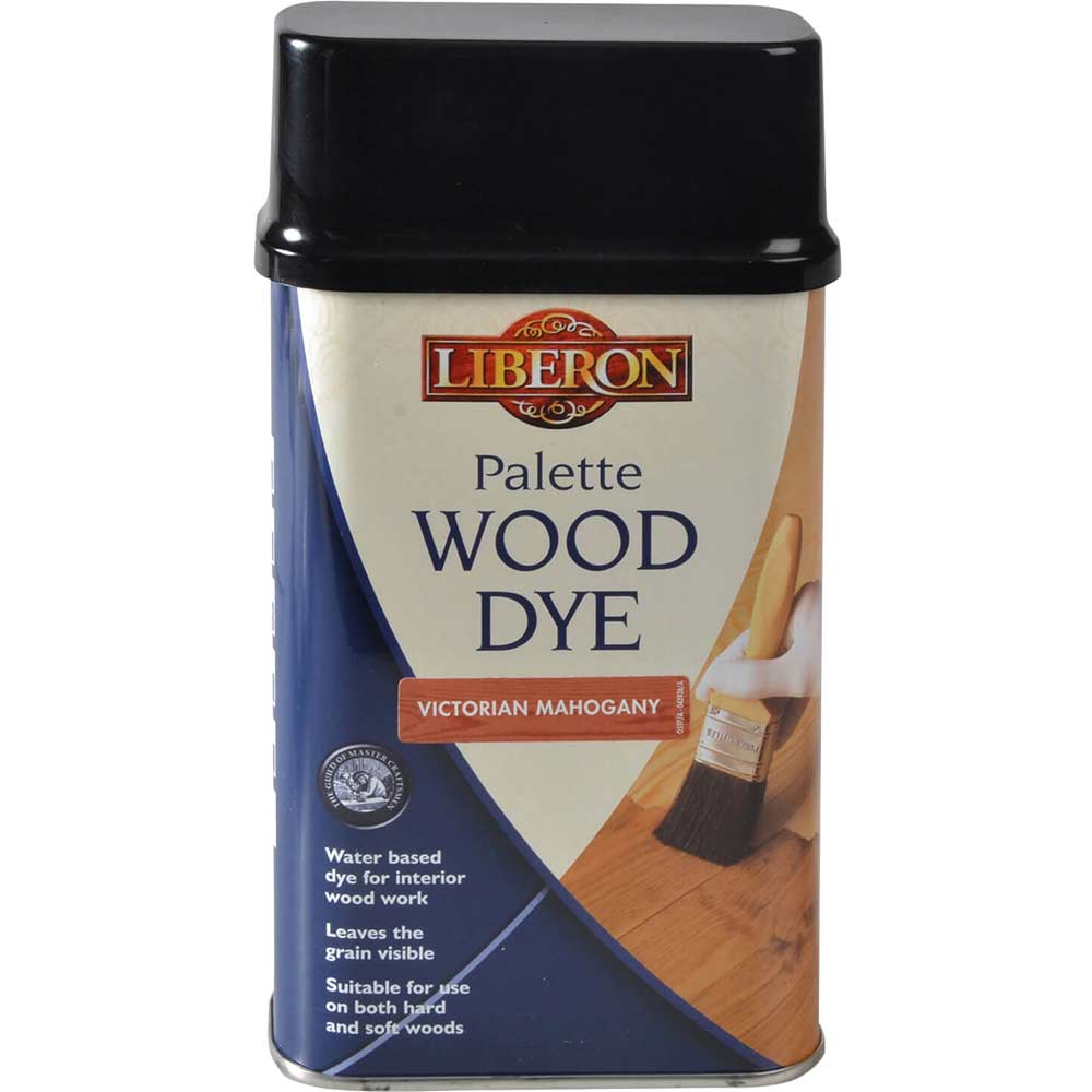 Image of Liberon Palette Wood Dye Victorian Mahogany 500ml