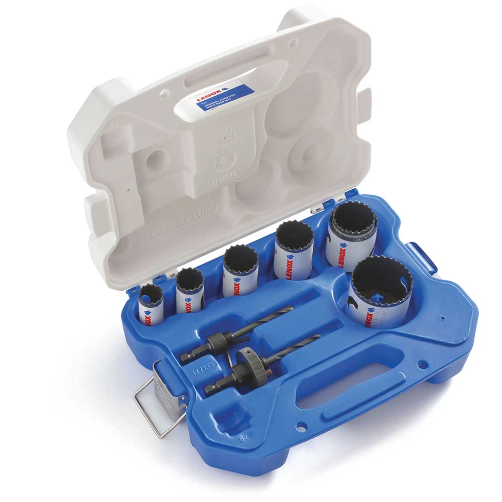 Photo of Lenox 9 Piece Contractors Hole Saw Set
