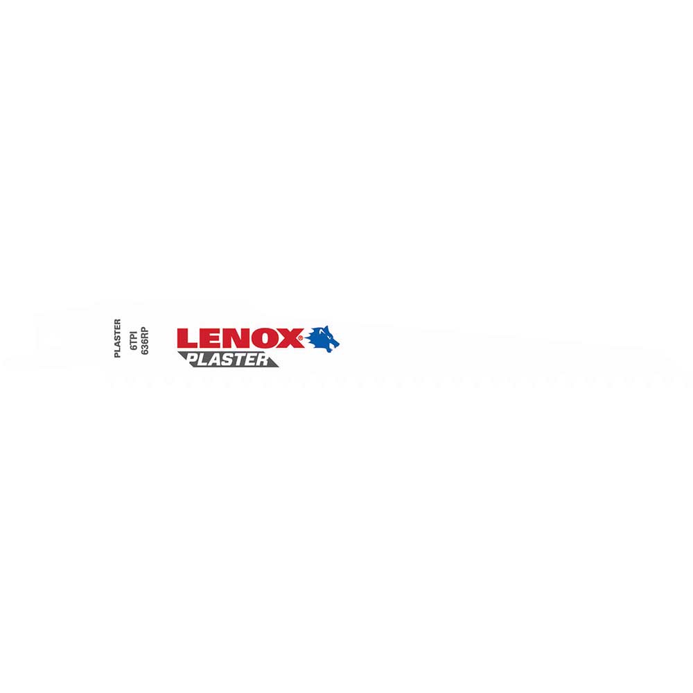 Photo of Lenox 6tpi Plaster Cutting Reciprocating Saw Blades 152mm Pack Of 5
