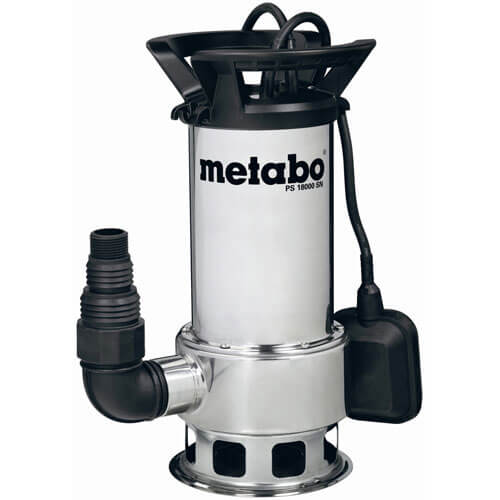 Image of Metabo PS18000SN Stainless Steel Submersible Dirty Water Pump 240v