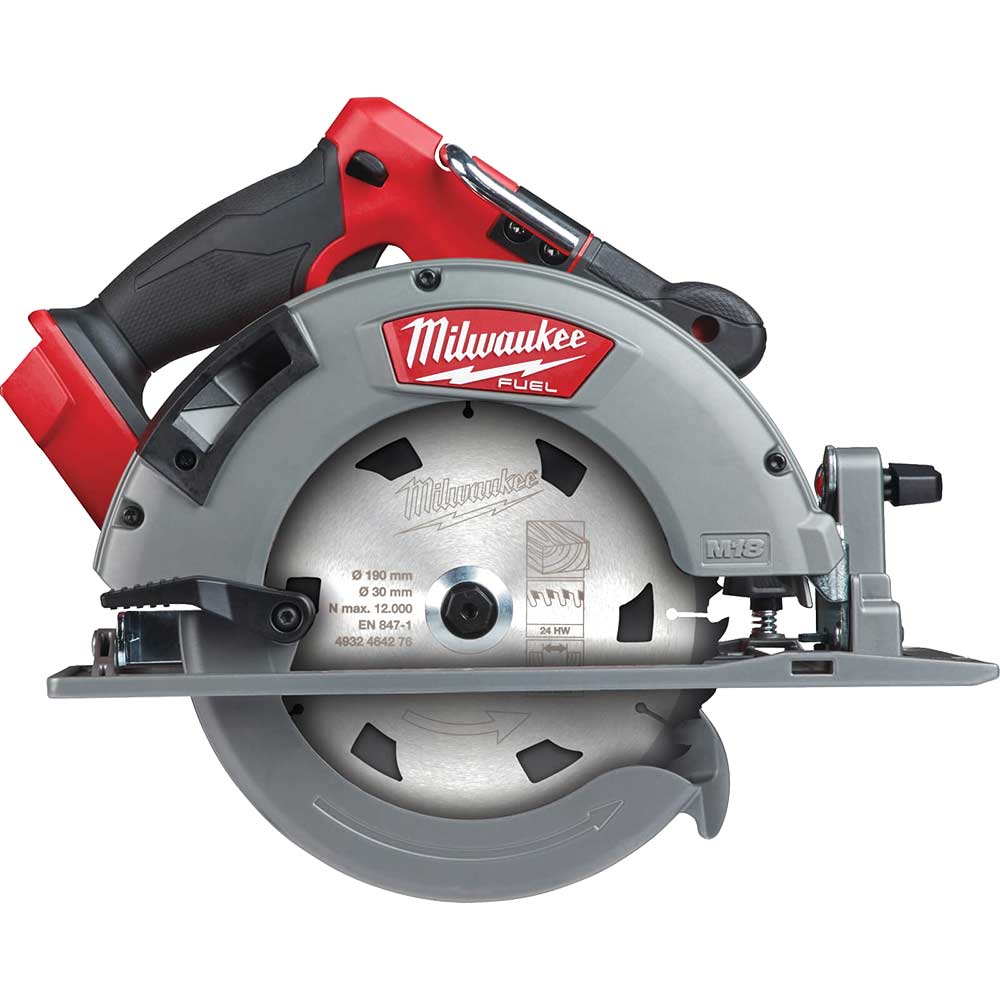 Image of Milwaukee M18 FCS66 Fuel 18v Cordless Brushless Circular Saw 190mm No Batteries No Charger No Case