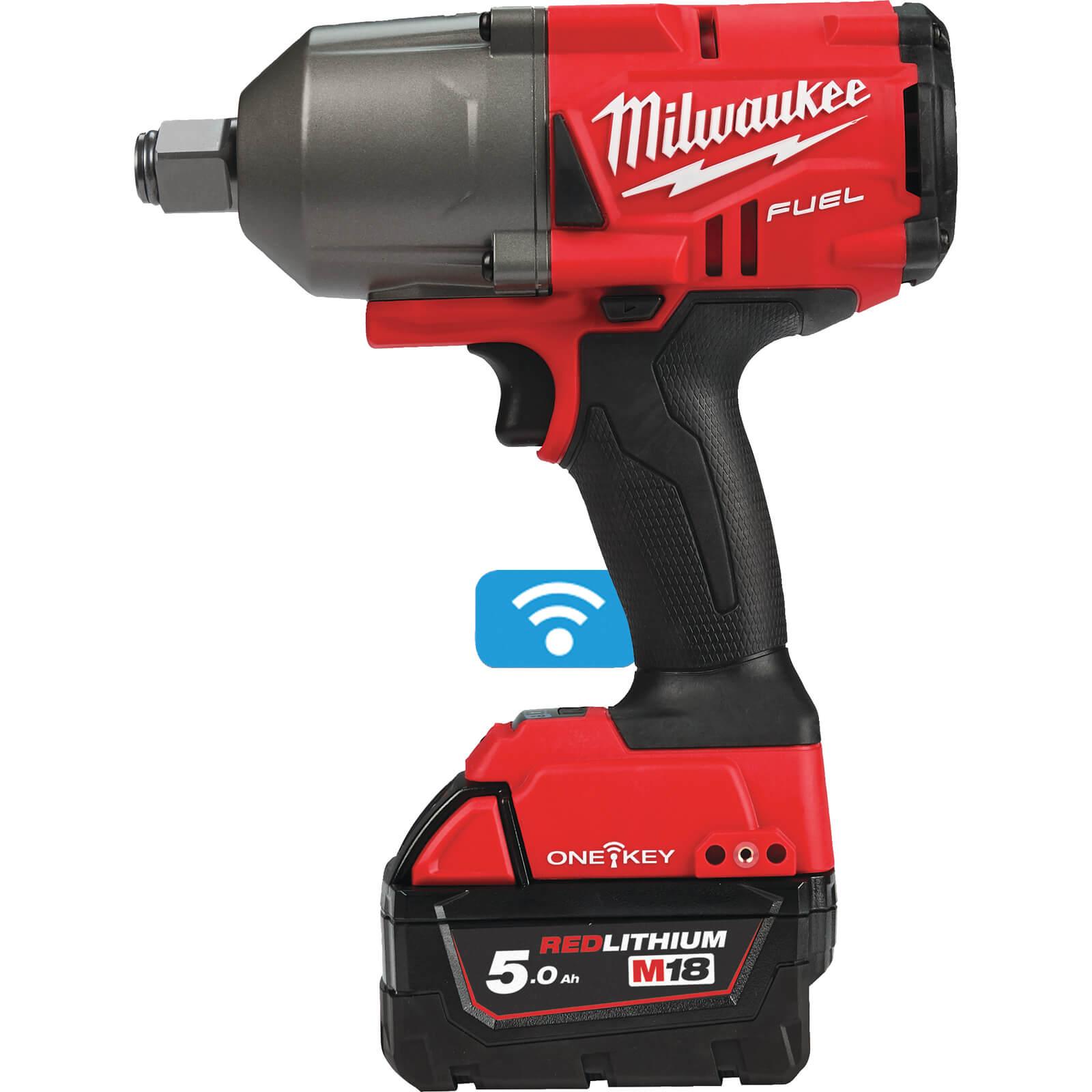 Milwaukee M18 ONEFHIWF34 Fuel 18v Cordless Brushless 3/4" Drive Impact Wrench 2 x 5ah Li-ion Charger Case