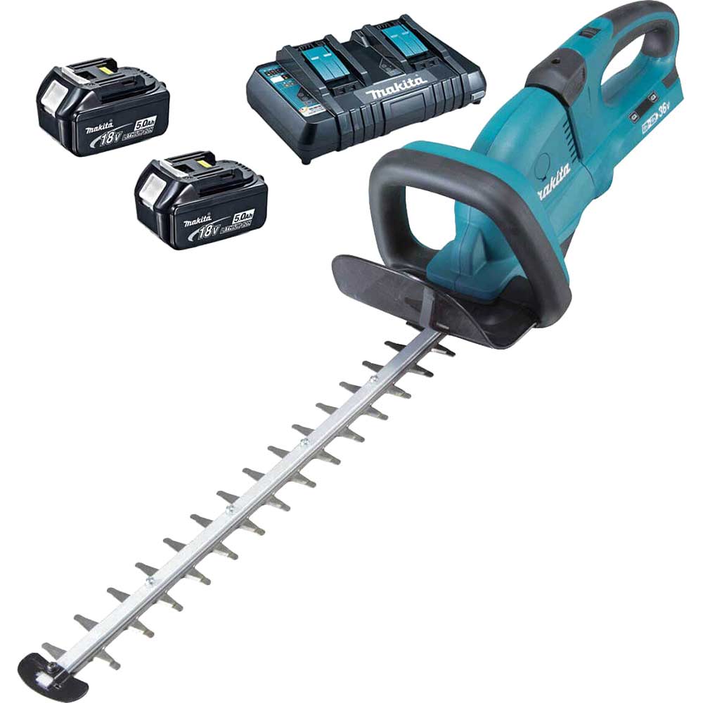 Makita DUH523 18v Cordless Hedge Trimmer 1 x 5ah Liion Charger