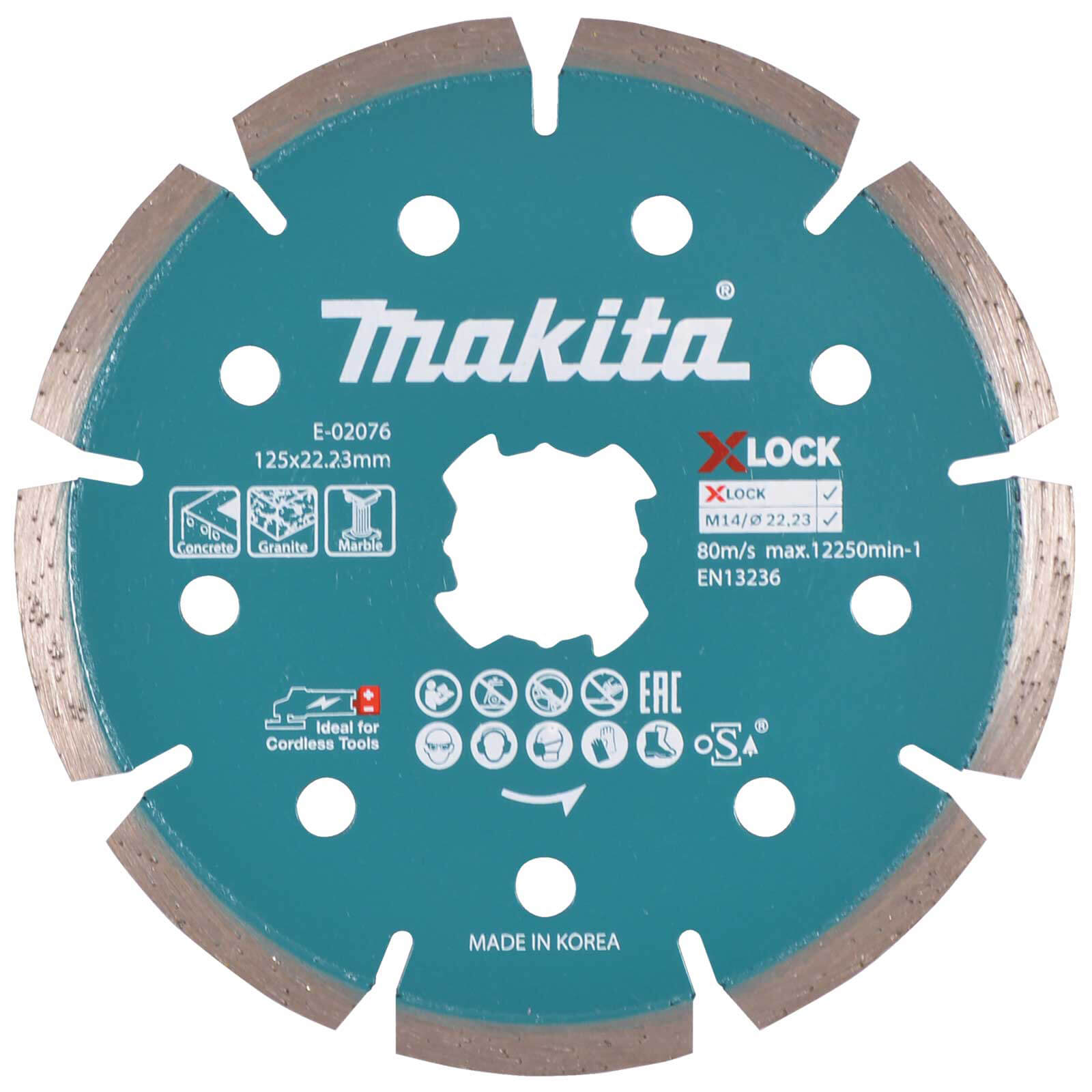 Photo of Makita X Lock Diamond Cutting Disc 125mm