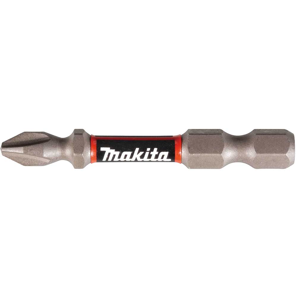 Photo of Makita Impact Premier Double Torsion Philips Screwdriver Bits Ph2 50mm Pack Of 10