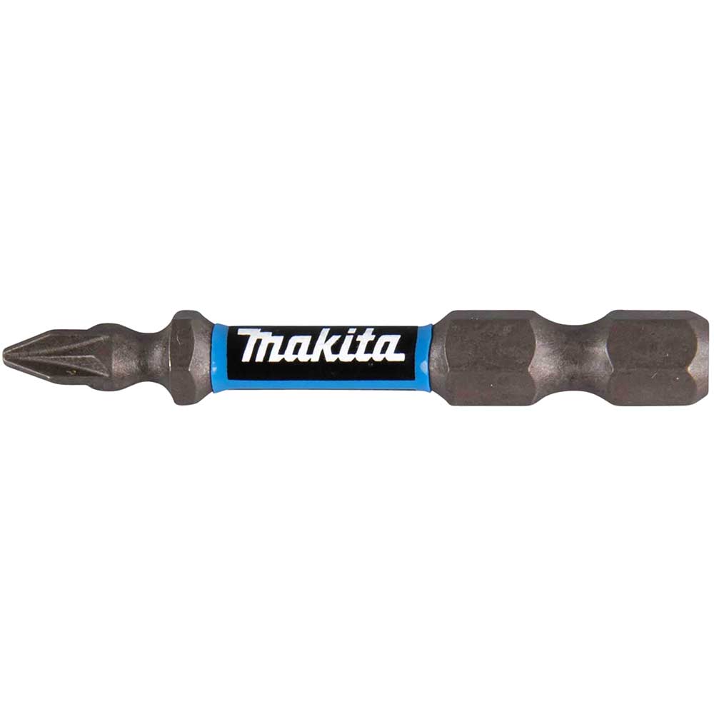 Photo of Makita Impact Premier Double Torsion Pozi Screwdriver Bits Pz1 50mm Pack Of 2