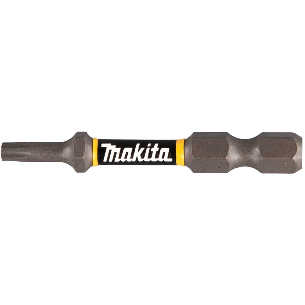 Photo of Makita Impact Premier Double Torsion Torx Screwdriver Bits T15 50mm Pack Of 2