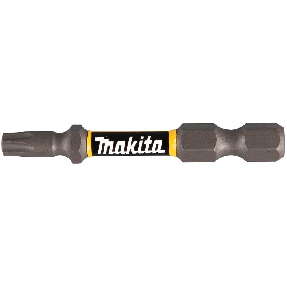 Photo of Makita Impact Premier Double Torsion Torx Screwdriver Bits T25 50mm Pack Of 2