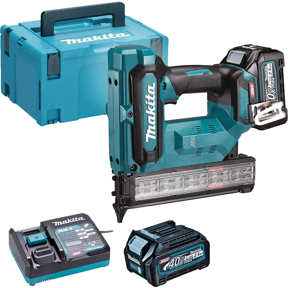 Makita FN001GZ Cordless Brushless Brad Nailer 35mm  1-3/8u2033  18Ga 40V Max XGT Li-ion  Bare Tool Only) I.32619728